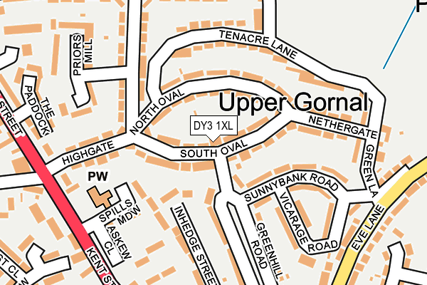 DY3 1XL map - OS OpenMap – Local (Ordnance Survey) DY3 1XL map - OS OpenMap – Local (Ordnance Survey)