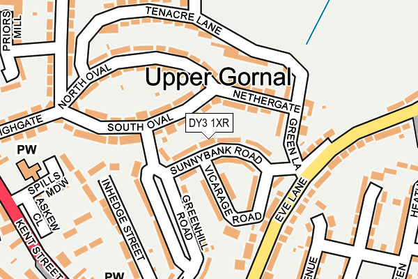 DY3 1XR map - OS OpenMap – Local (Ordnance Survey) DY3 1XR map - OS OpenMap – Local (Ordnance Survey)