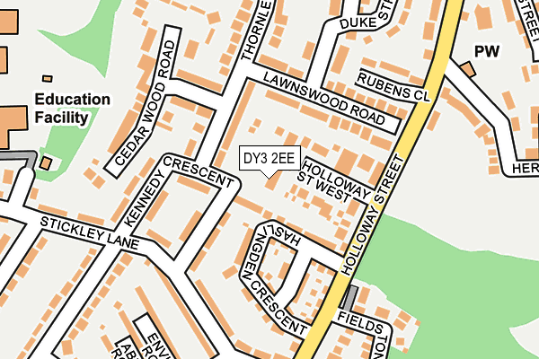 DY3 2EE map - OS OpenMap – Local (Ordnance Survey) DY3 2EE map - OS OpenMap – Local (Ordnance Survey)
