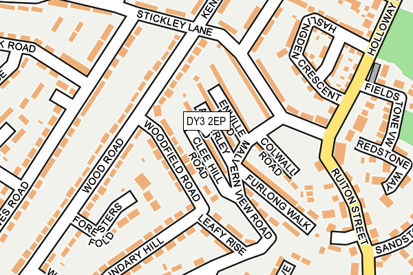 DY3 2EP map - OS OpenMap – Local (Ordnance Survey) DY3 2EP map - OS OpenMap – Local (Ordnance Survey)
