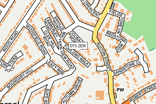 DY3 2EW map - OS OpenMap – Local (Ordnance Survey) DY3 2EW map - OS OpenMap – Local (Ordnance Survey)