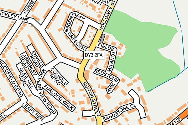 DY3 2FA map - OS OpenMap – Local (Ordnance Survey) DY3 2FA map - OS OpenMap – Local (Ordnance Survey)