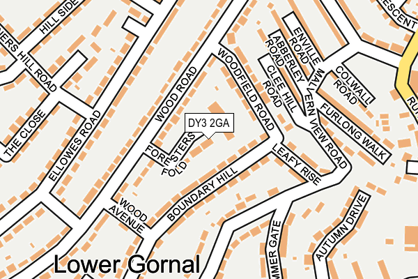 DY3 2GA map - OS OpenMap – Local (Ordnance Survey) DY3 2GA map - OS OpenMap – Local (Ordnance Survey)
