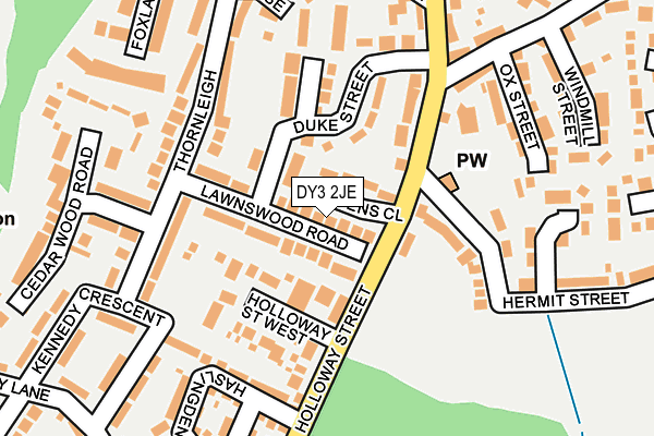 DY3 2JE map - OS OpenMap – Local (Ordnance Survey) DY3 2JE map - OS OpenMap – Local (Ordnance Survey)