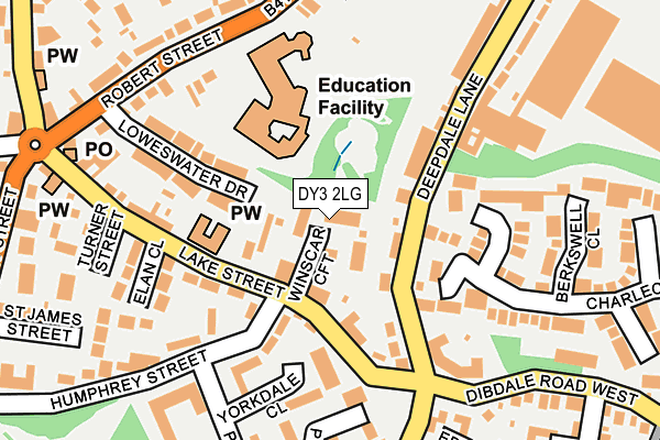 DY3 2LG map - OS OpenMap – Local (Ordnance Survey) DY3 2LG map - OS OpenMap – Local (Ordnance Survey)