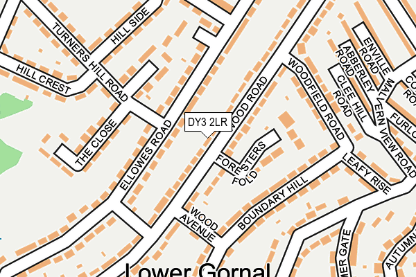 DY3 2LR map - OS OpenMap – Local (Ordnance Survey) DY3 2LR map - OS OpenMap – Local (Ordnance Survey)