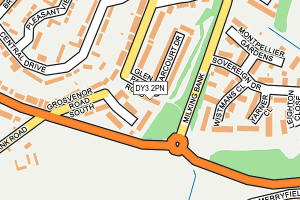 DY3 2PN map - OS OpenMap – Local (Ordnance Survey) DY3 2PN map - OS OpenMap – Local (Ordnance Survey)