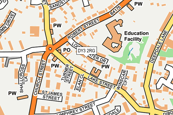 DY3 2RG map - OS OpenMap – Local (Ordnance Survey) DY3 2RG map - OS OpenMap – Local (Ordnance Survey)