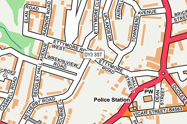 DY3 3ST map - OS OpenMap – Local (Ordnance Survey) DY3 3ST map - OS OpenMap – Local (Ordnance Survey)