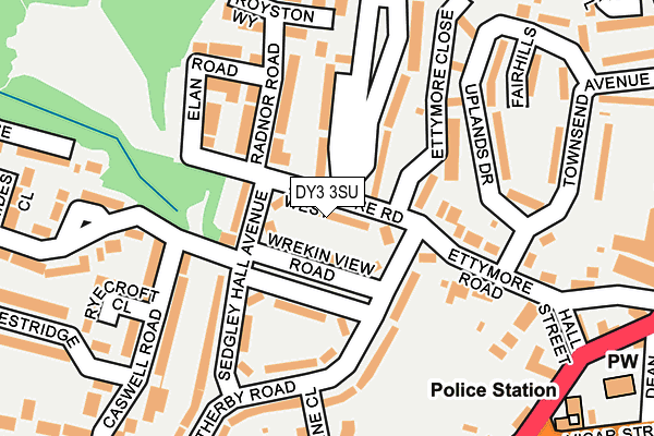 DY3 3SU map - OS OpenMap – Local (Ordnance Survey) DY3 3SU map - OS OpenMap – Local (Ordnance Survey)