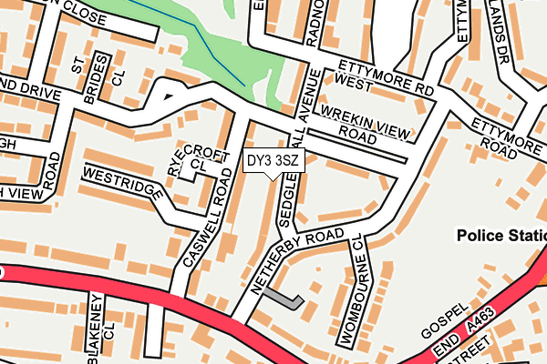 DY3 3SZ map - OS OpenMap – Local (Ordnance Survey) DY3 3SZ map - OS OpenMap – Local (Ordnance Survey)