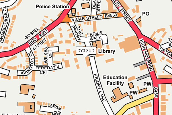 DY3 3UD map - OS OpenMap – Local (Ordnance Survey) DY3 3UD map - OS OpenMap – Local (Ordnance Survey)