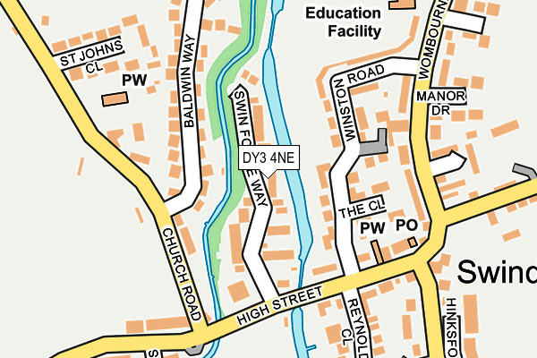 DY3 4NE map - OS OpenMap – Local (Ordnance Survey) DY3 4NE map - OS OpenMap – Local (Ordnance Survey)