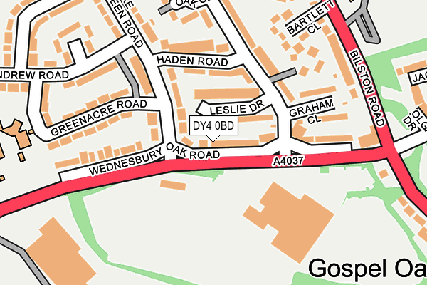 DY4 0BD map - OS OpenMap – Local (Ordnance Survey) DY4 0BD map - OS OpenMap – Local (Ordnance Survey)