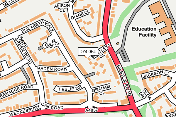 DY4 0BU map - OS OpenMap – Local (Ordnance Survey) DY4 0BU map - OS OpenMap – Local (Ordnance Survey)
