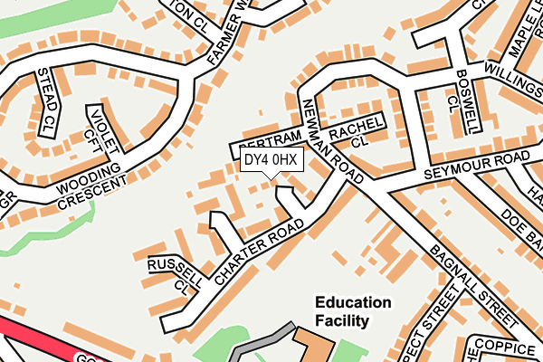 DY4 0HX map - OS OpenMap – Local (Ordnance Survey)