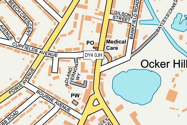 DY4 0JH map - OS OpenMap – Local (Ordnance Survey) DY4 0JH map - OS OpenMap – Local (Ordnance Survey)