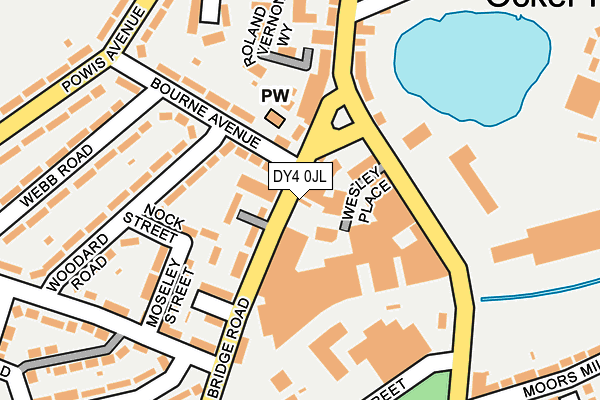 DY4 0JL map - OS OpenMap – Local (Ordnance Survey) DY4 0JL map - OS OpenMap – Local (Ordnance Survey)