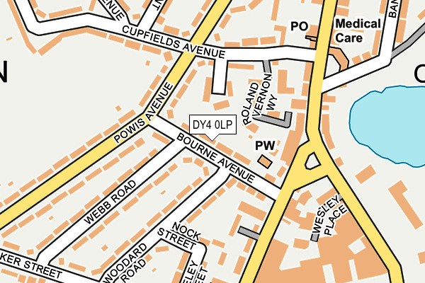 DY4 0LP map - OS OpenMap – Local (Ordnance Survey) DY4 0LP map - OS OpenMap – Local (Ordnance Survey)