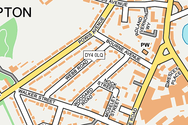 DY4 0LQ map - OS OpenMap – Local (Ordnance Survey) DY4 0LQ map - OS OpenMap – Local (Ordnance Survey)
