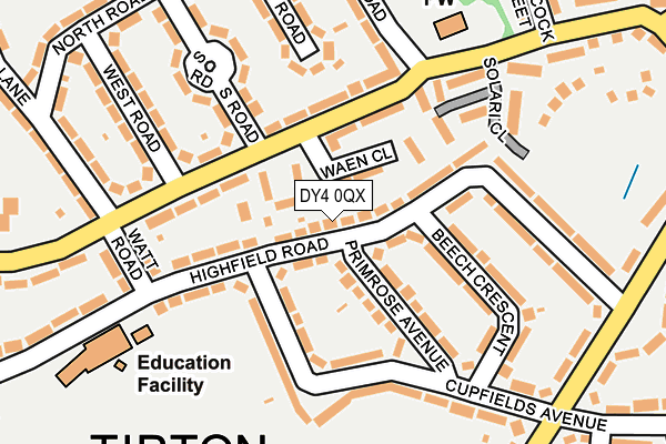 DY4 0QX map - OS OpenMap – Local (Ordnance Survey) DY4 0QX map - OS OpenMap – Local (Ordnance Survey)