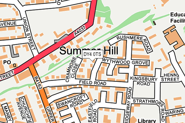 DY4 0TS map - OS OpenMap – Local (Ordnance Survey)