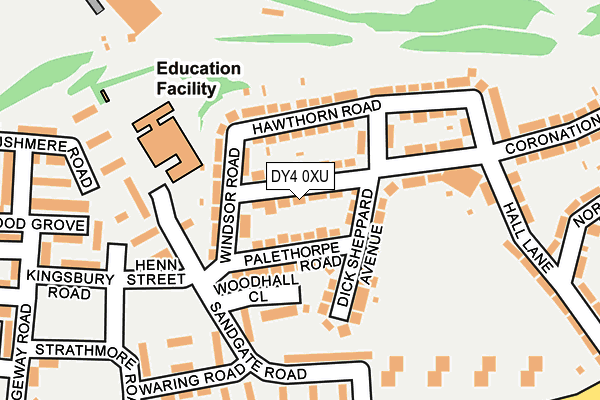 DY4 0XU map - OS OpenMap – Local (Ordnance Survey) DY4 0XU map - OS OpenMap – Local (Ordnance Survey)