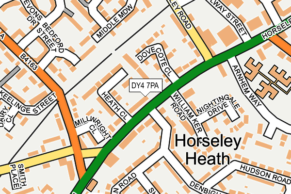 DY4 7PA map - OS OpenMap – Local (Ordnance Survey) DY4 7PA map - OS OpenMap – Local (Ordnance Survey)