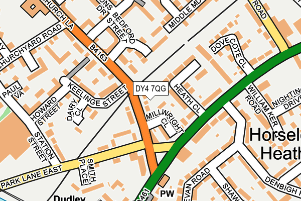 DY4 7QG map - OS OpenMap – Local (Ordnance Survey) DY4 7QG map - OS OpenMap – Local (Ordnance Survey)