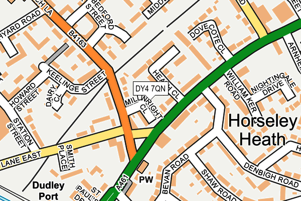 DY4 7QN map - OS OpenMap – Local (Ordnance Survey) DY4 7QN map - OS OpenMap – Local (Ordnance Survey)