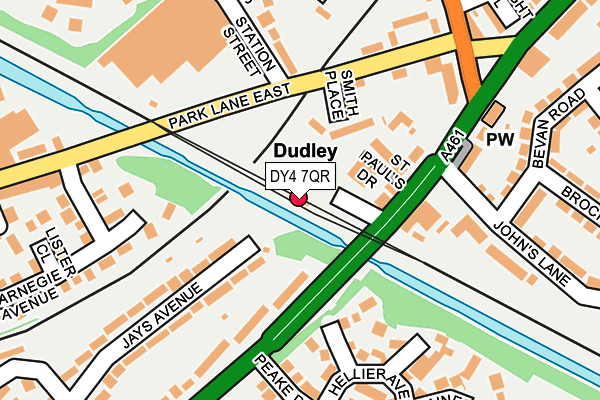 DY4 7QR map - OS OpenMap – Local (Ordnance Survey) DY4 7QR map - OS OpenMap – Local (Ordnance Survey)