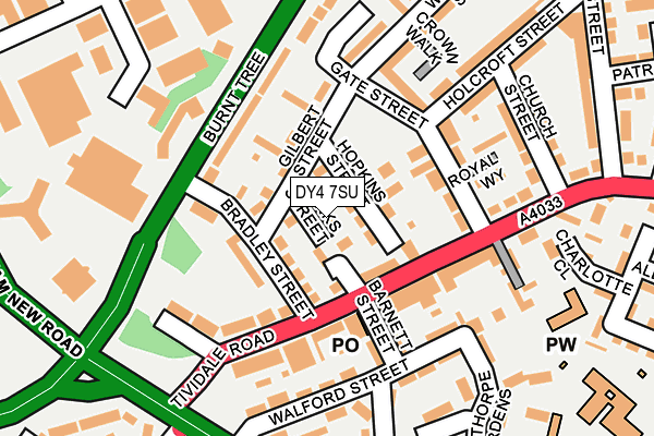 DY4 7SU map - OS OpenMap – Local (Ordnance Survey) DY4 7SU map - OS OpenMap – Local (Ordnance Survey)