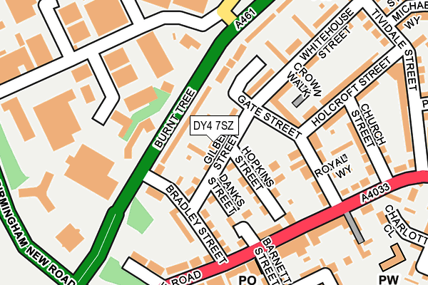 DY4 7SZ map - OS OpenMap – Local (Ordnance Survey) DY4 7SZ map - OS OpenMap – Local (Ordnance Survey)