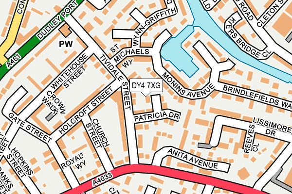 DY4 7XG map - OS OpenMap – Local (Ordnance Survey) DY4 7XG map - OS OpenMap – Local (Ordnance Survey)