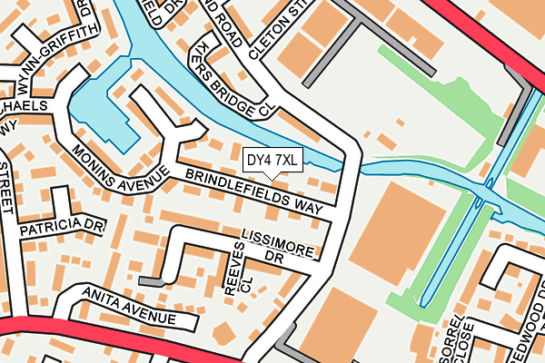 DY4 7XL map - OS OpenMap – Local (Ordnance Survey) DY4 7XL map - OS OpenMap – Local (Ordnance Survey)