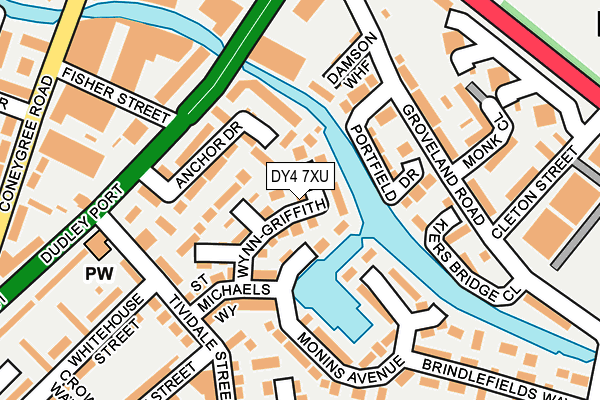 DY4 7XU map - OS OpenMap – Local (Ordnance Survey) DY4 7XU map - OS OpenMap – Local (Ordnance Survey)