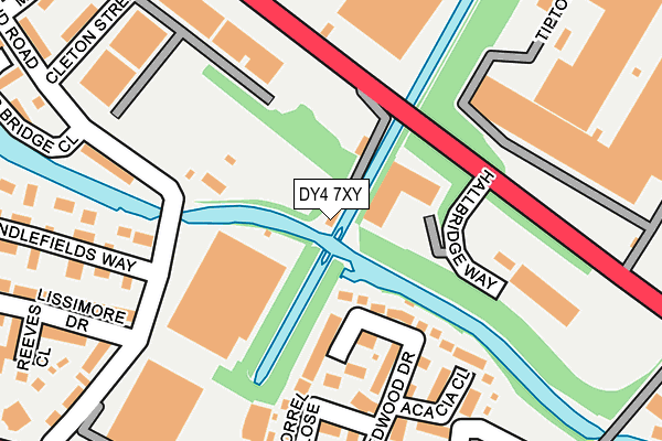 DY4 7XY map - OS OpenMap – Local (Ordnance Survey) DY4 7XY map - OS OpenMap – Local (Ordnance Survey)