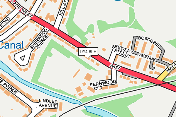 DY4 8LH map - OS OpenMap – Local (Ordnance Survey) DY4 8LH map - OS OpenMap – Local (Ordnance Survey)