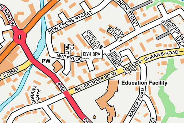 DY4 8PA map - OS OpenMap – Local (Ordnance Survey)