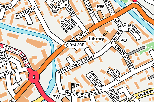 DY4 8QR map - OS OpenMap – Local (Ordnance Survey) DY4 8QR map - OS OpenMap – Local (Ordnance Survey)