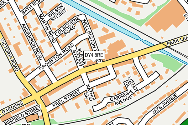 DY4 8RE map - OS OpenMap – Local (Ordnance Survey) DY4 8RE map - OS OpenMap – Local (Ordnance Survey)