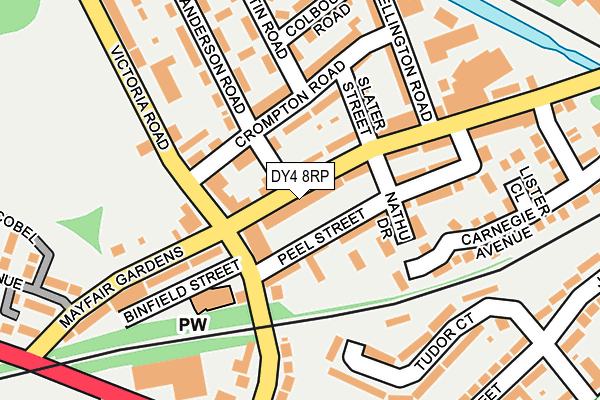 DY4 8RP map - OS OpenMap – Local (Ordnance Survey) DY4 8RP map - OS OpenMap – Local (Ordnance Survey)