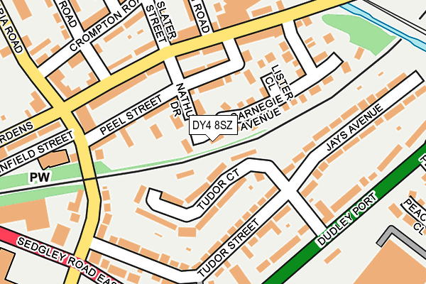 DY4 8SZ map - OS OpenMap – Local (Ordnance Survey) DY4 8SZ map - OS OpenMap – Local (Ordnance Survey)