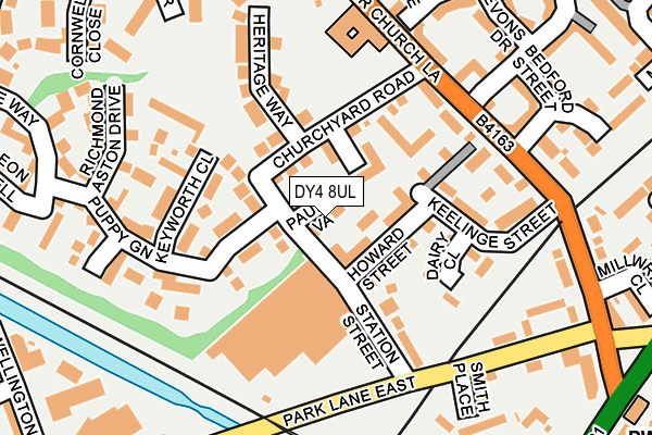DY4 8UL map - OS OpenMap – Local (Ordnance Survey) DY4 8UL map - OS OpenMap – Local (Ordnance Survey)
