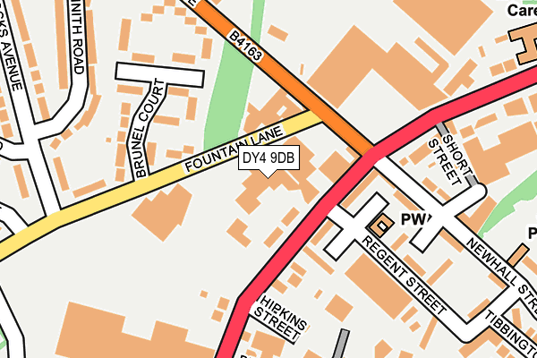 DY4 9DB map - OS OpenMap – Local (Ordnance Survey) DY4 9DB map - OS OpenMap – Local (Ordnance Survey)