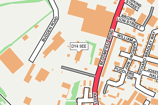 DY4 9EE map - OS OpenMap – Local (Ordnance Survey)