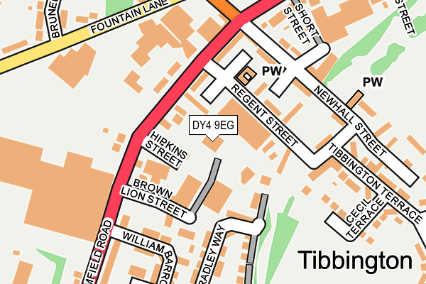 DY4 9EG map - OS OpenMap – Local (Ordnance Survey) DY4 9EG map - OS OpenMap – Local (Ordnance Survey)