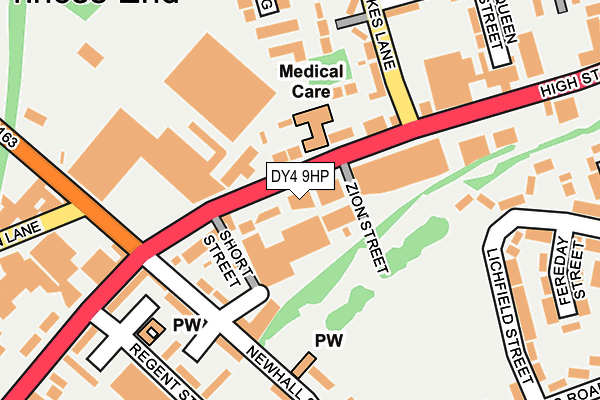 DY4 9HP map - OS OpenMap – Local (Ordnance Survey)