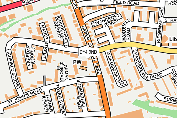 DY4 9ND map - OS OpenMap – Local (Ordnance Survey)