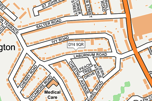 DY4 9QR map - OS OpenMap – Local (Ordnance Survey) DY4 9QR map - OS OpenMap – Local (Ordnance Survey)